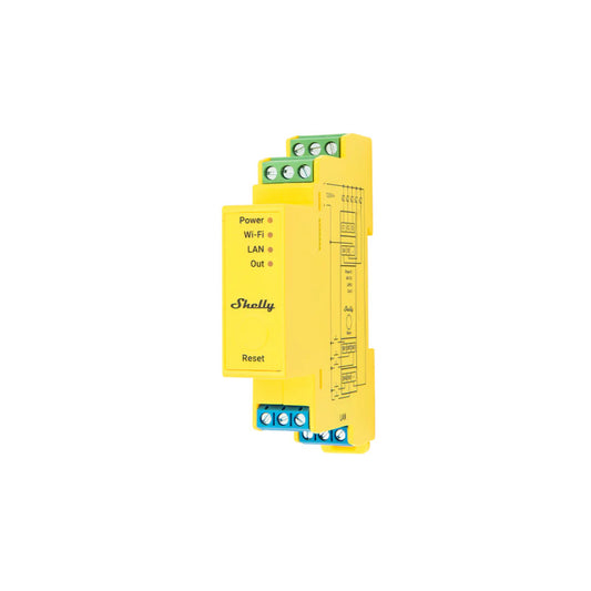 SHELLY - Controlador LED inteligente Wi-Fi RGBWW PM para riel DIN Shelly Pro RGBWW PM