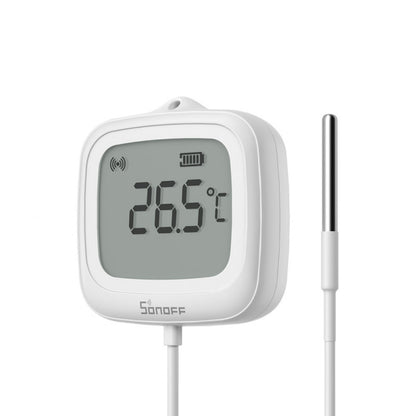 SONOFF - Sensor de temperatura Zigbee impermeable IP65 con cable remoto SNZB-02LD