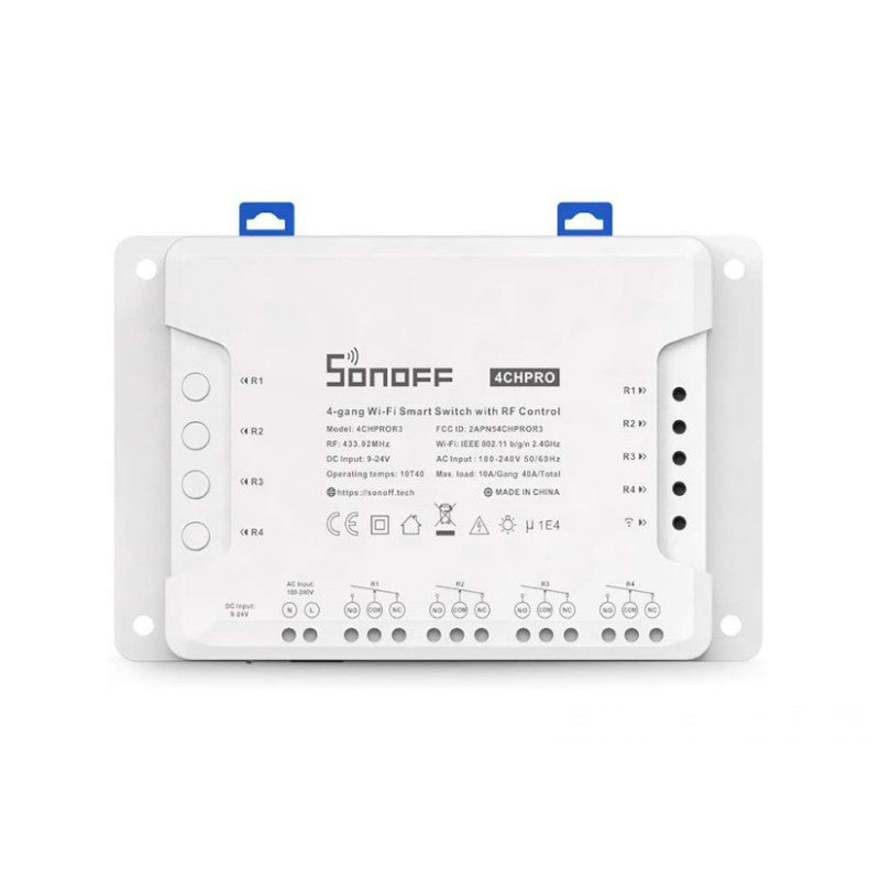 SONOFF - Interruptor intel·ligent WIFI i 433 MHz - 4 canals 