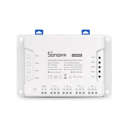 SONOFF - Interruptor inteligente WIFI y 433 MHz - 4 canales