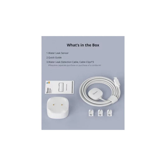 SONOFF - Detector de inundaciones Zigbee IP67 + Cable de detección (2 m)