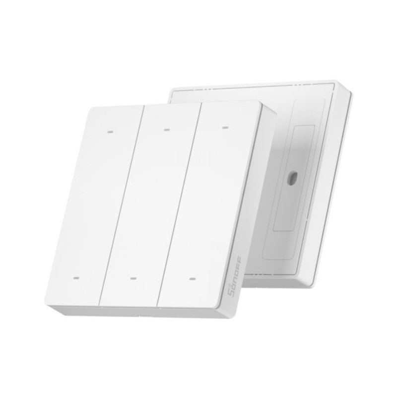 SONOFF - Interruptor de pared conectado SwitchMan WIFI (a pilas) R5W - Blanco