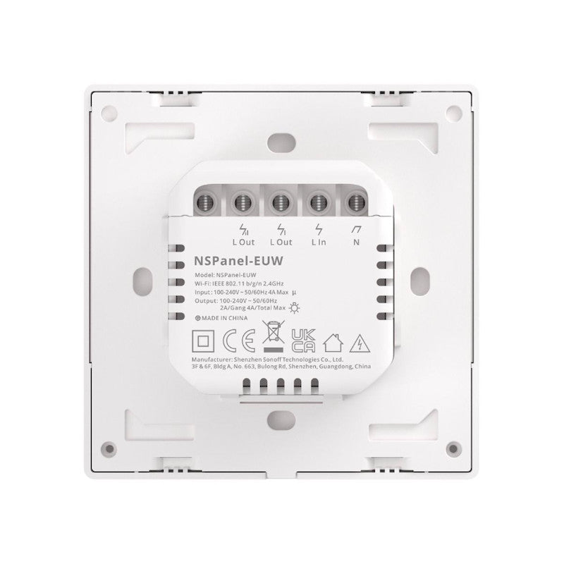 SONOFF - Interruptor de paret NSPanel Smart Scene (UE) - Blanc 