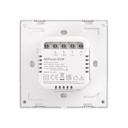 SONOFF - Interruptor de pared NSPanel Smart Scene (UE) - Blanco