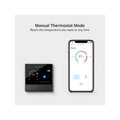 SONOFF - Interruptor de paret NSPanel Smart Scene (UE) Negre 