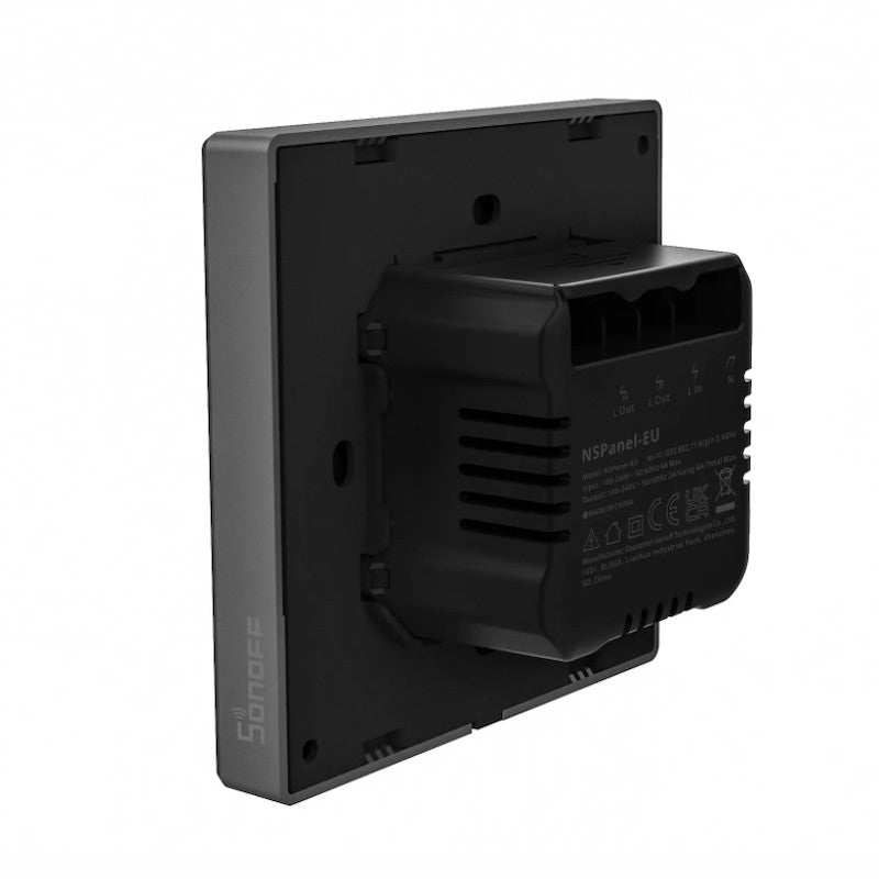 SONOFF - Interruptor de pared NSPanel Smart Scene (UE) Negro