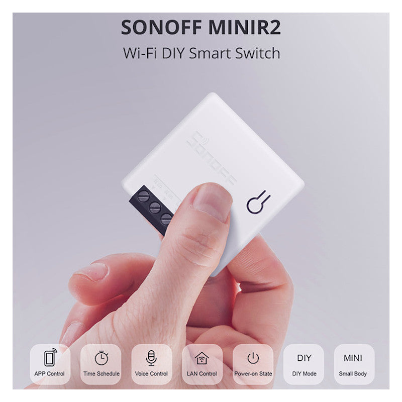 SONOFF - Micromódulo interruptor conectado WIFI (DIY)