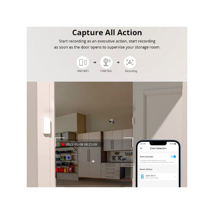 SONOFF - Cambra de seguretat intel·ligent CAM Slim Wi-Fi 