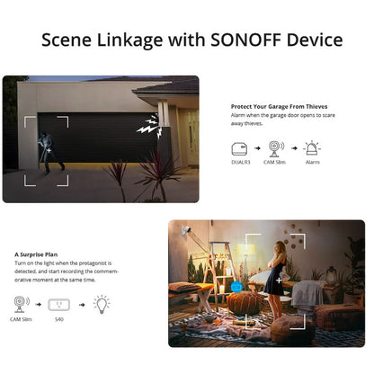 SONOFF - Cambra de seguretat intel·ligent CAM Slim Wi-Fi 