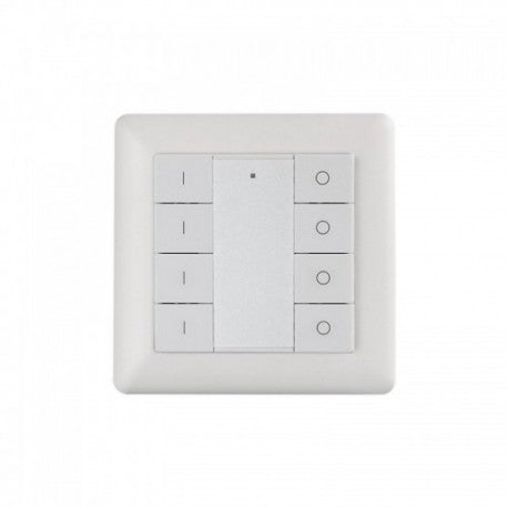 SUNRICHER - Controlador de pared inalámbrico de 8 botones y 4 puertos Zigbee