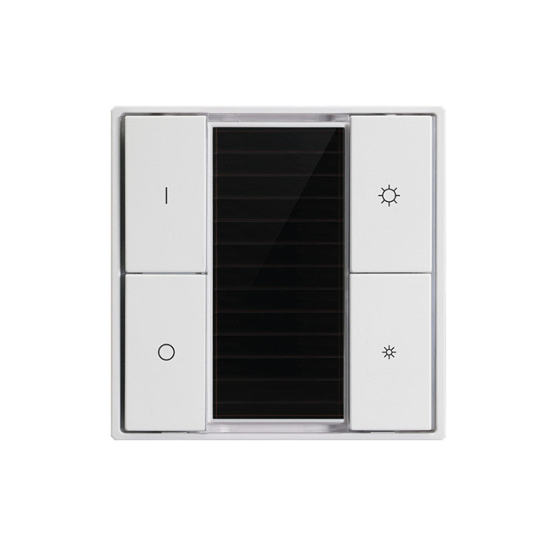 SUNRICHER - Zigbee 3.0 Verd Interruptor d'encesa sense piles (panell solar) - 4 botons 