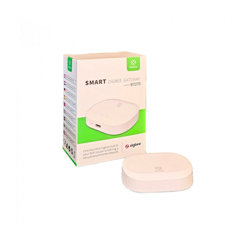 WOOX - Caja domótica Zigbee + WIFI compatible con SmartLife Tuya